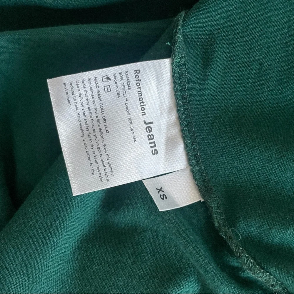 Reformation Rou Knit Dress – Emerald green - Picture 6 of 6